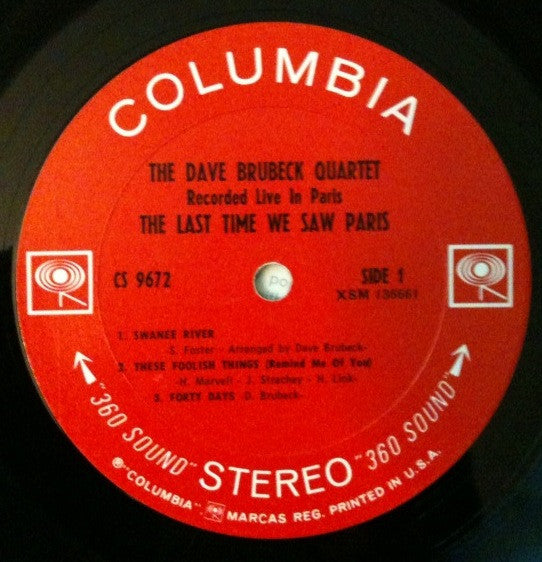 The Dave Brubeck Quartet – The Last Time We Saw Paris