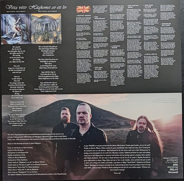 Månegarm ‎– Ynglingaättens Öde   , Gatefold