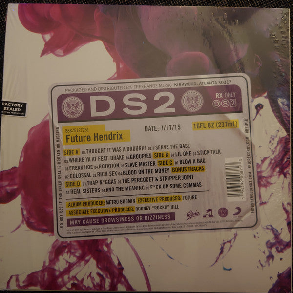 Future  ‎– DS2   ,  2 LP , Record Store Day, Deluxe Edition,  Teal vinyl