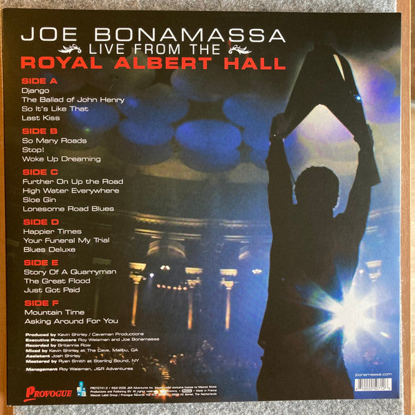 Joe Bonamassa – Live From The Royal Albert Hall,   3 x LP