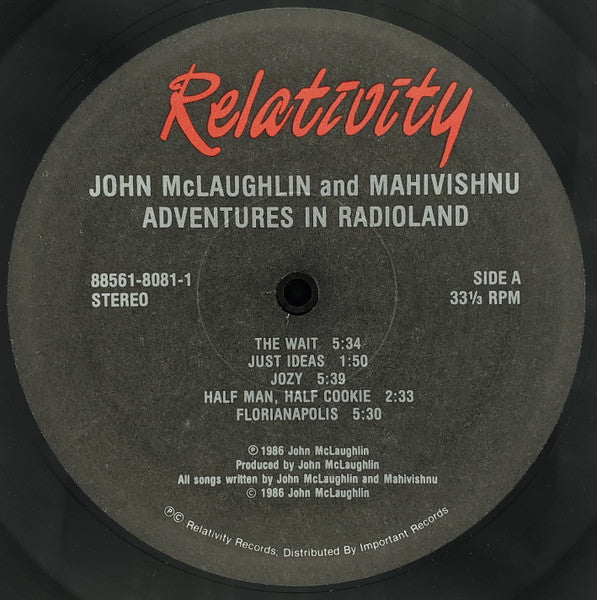 John McLaughlin And Mahavishnu* – Adventures In Radioland