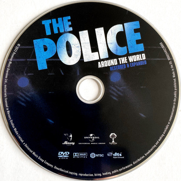 The Police – Around The World (Restored & Expanded), Blue Vinyl + DVD, Limited Edition