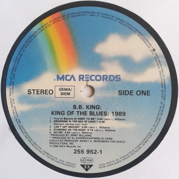 B.B. King ‎– King Of The Blues: 1989