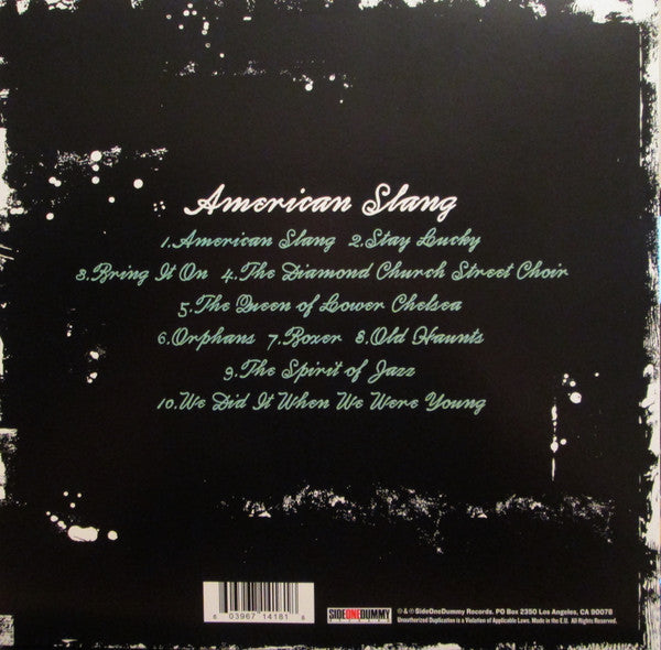 The Gaslight Anthem – American Slang, Gatefold