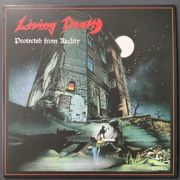 Living Death – Protected From Reality   ,  Limited Edition, 870/1111 , neon yellow black marbled