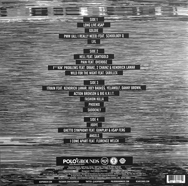 A$AP Rocky* – Long.Live.A$AP   ,  2 LP , Gatefold , Orange Translucent