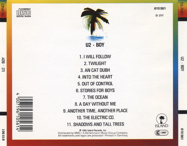 U2 – Boy