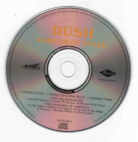 Rush – Caress Of Steel