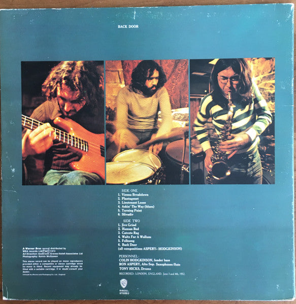 Back Door – Back Door   ,  Gatefold