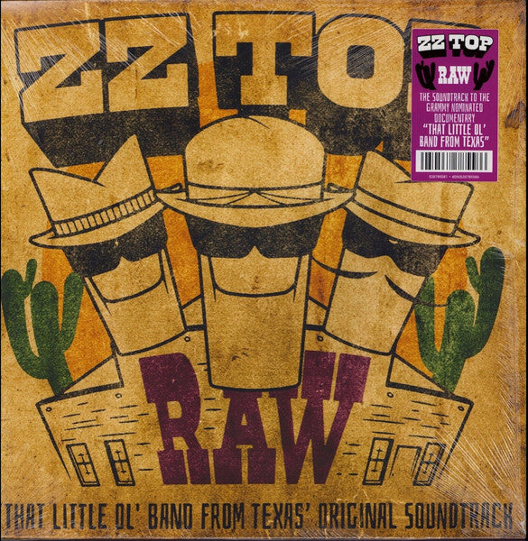 ZZ Top – Raw ('That Little Ol' Band From Texas' Original Soundtrack)    ,  Gatefold