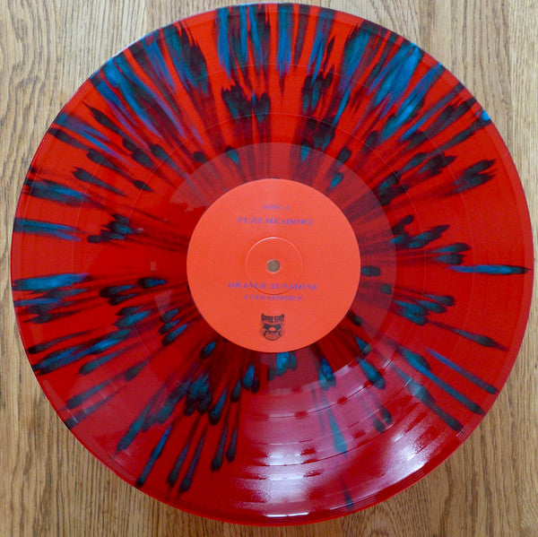 Fuzz Meadows – Orange Sunshine  ,  Limited Edition, Transparent Red With Blue Splatter [Endless Void]