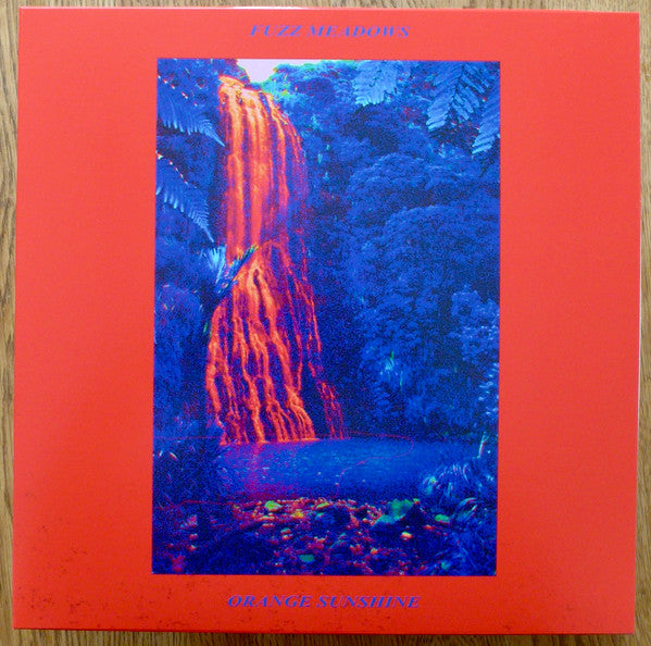 Fuzz Meadows – Orange Sunshine  ,  Limited Edition, Transparent Red With Blue Splatter [Endless Void]