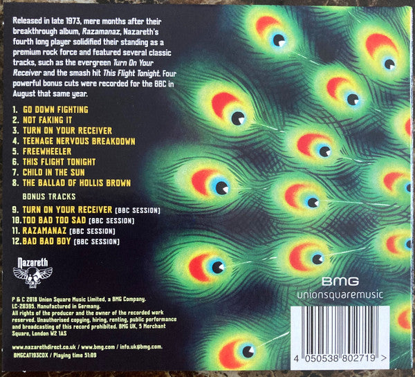 Nazareth – Loud 'n' Proud, Digipak