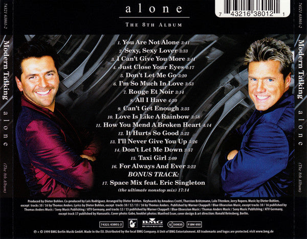 Modern Talking – Alone - The 8th Album