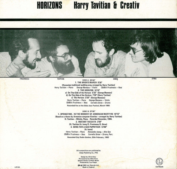 Harry Tavitian & Creativ  – Horizons