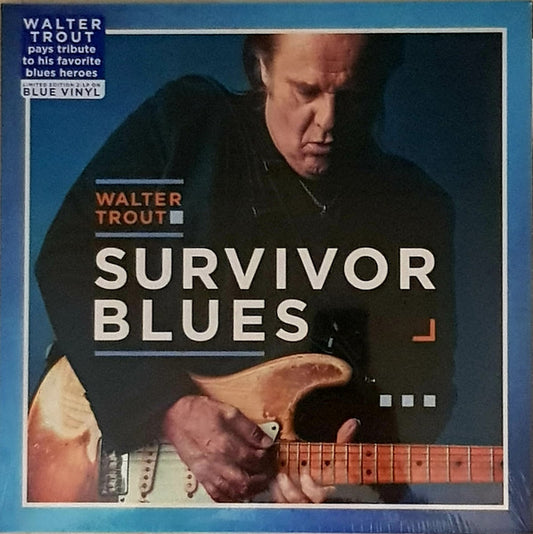 Walter Trout – Survivor Blues  ,  2LP , Gatefold , Limited Edition,  Blue Vinyl