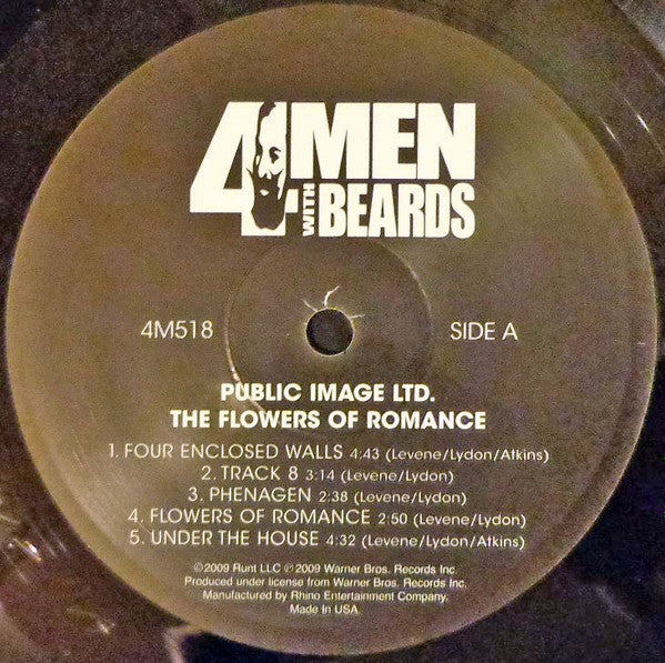 Public Image Ltd.* – The Flowers Of Romance, US Press