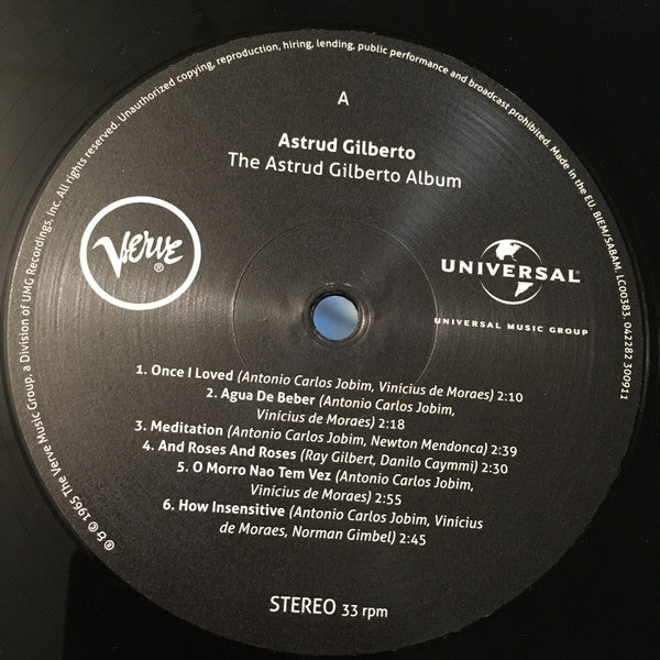 Astrud Gilberto ‎– The Astrud Gilberto Album