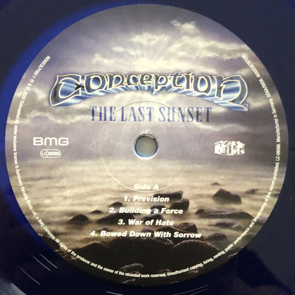 Conception  – The Last Sunset    ,  2LP, Gatefold , Blue vinil