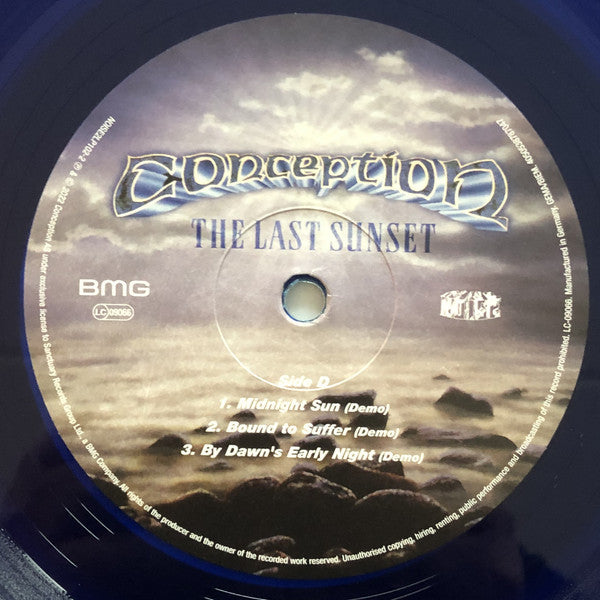 Conception  – The Last Sunset    ,  2LP, Gatefold , Blue vinil