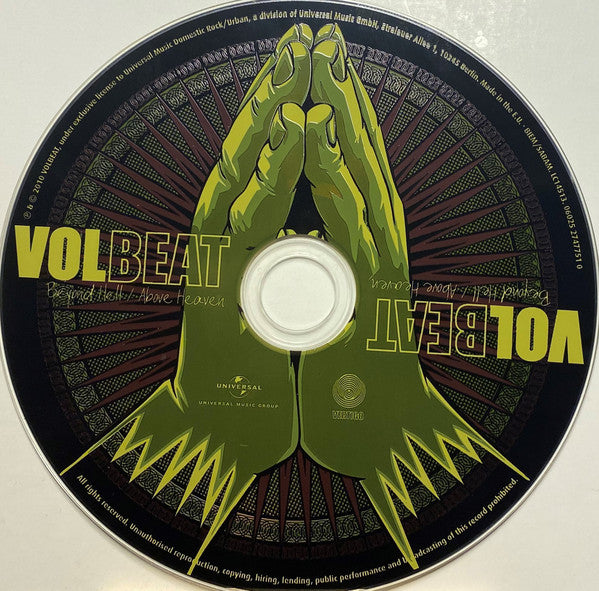 Volbeat – Beyond Hell / Above Heaven   ,  CD + DVD , Limited Edition, Digipak
