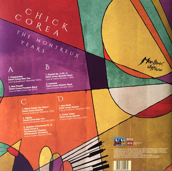 Chick Corea – The Montreux Years  ,  2LP , Gatefold , 180 gram