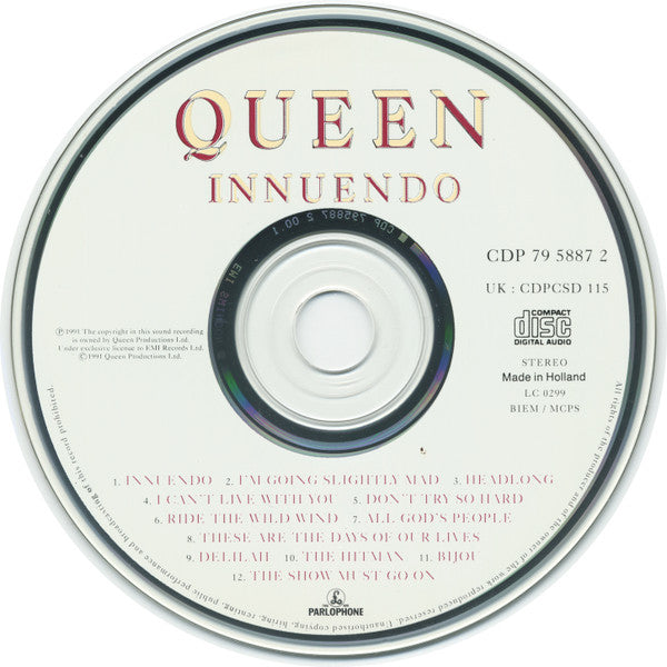 Queen – Innuendo   ,  special edition