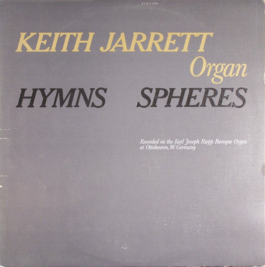 Keith Jarrett – Hymns Spheres, 2xLP   ,  ECM