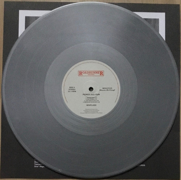Whiplash – Power And Pain  ,  Limited Edition, Numbered 000732 , Silver, 180 g