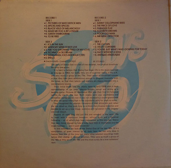 Status Quo – The Status Quo Collection,   2xLP, Gatefold
