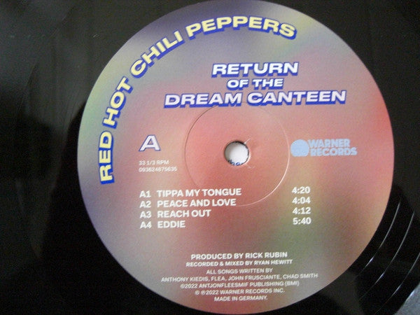 Red Hot Chili Peppers ‎– Return Of The Dream Canteen    ,  2LP
