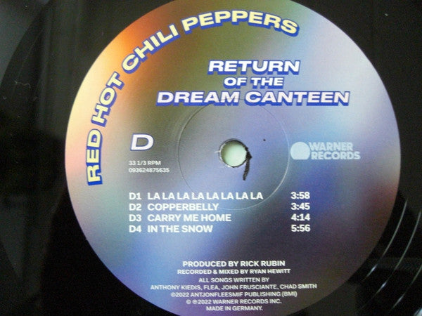 Red Hot Chili Peppers ‎– Return Of The Dream Canteen    ,  2LP