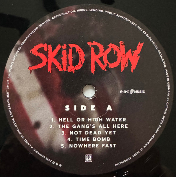 Skid Row – The Gang's All Here, Gatefold