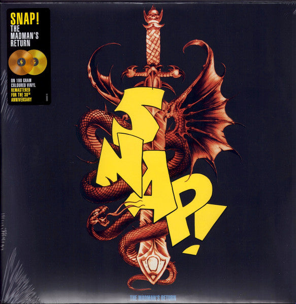 Snap! – The Madman's Return   , 2LP , 30th Anniversary Edition,RED + YELLOW vinyl