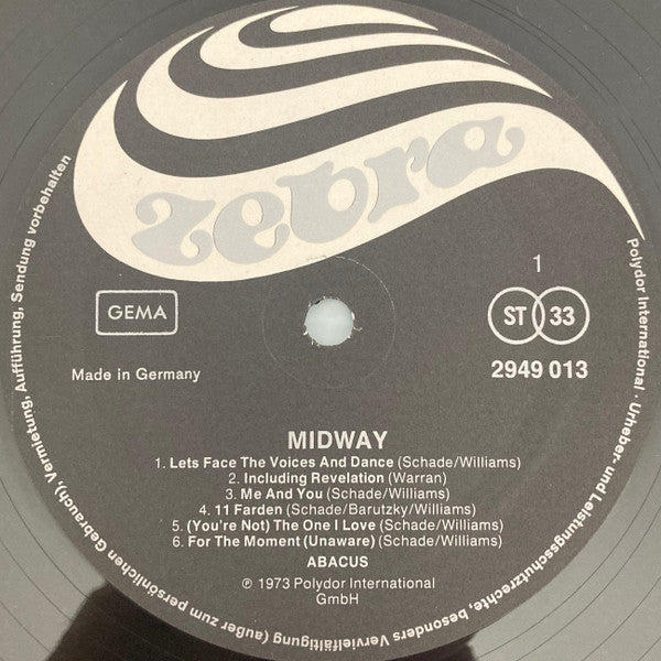 Abacus  – Midway   ,  1 press , Germany