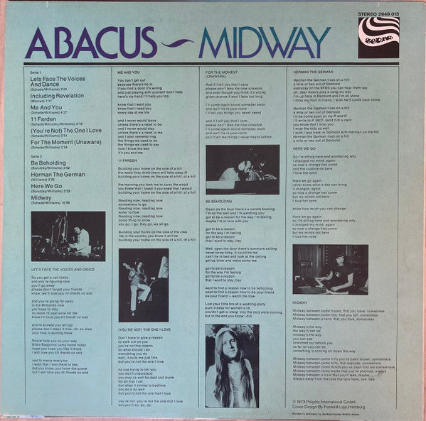 Abacus  – Midway   ,  1 press , Germany