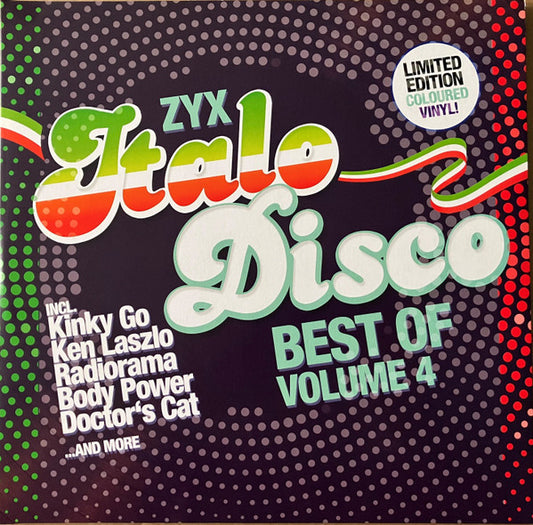 Various – ZYX Italo Disco - Best Of - Volume 4, 2xLP, Pastel Green+ Purple Vinyl