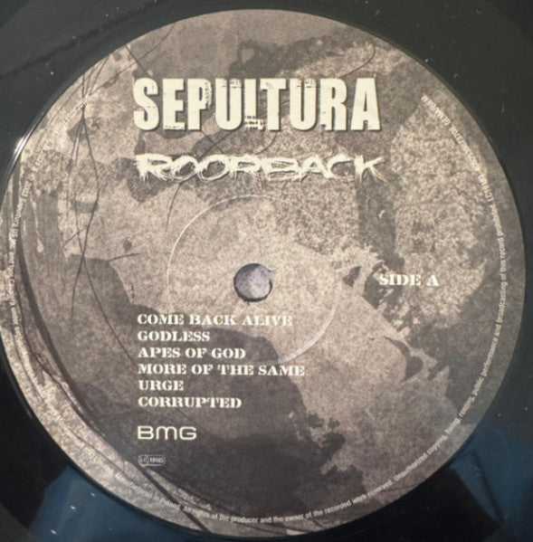 Sepultura – Roorback    1LP + 1 	Revolusongs EP ,  Gatefold, 180g