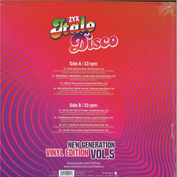 Various – ZYX Italo Disco New Generation Vinyl Edition Vol.5