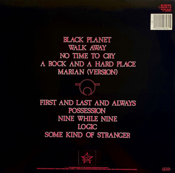 The Sisters Of Mercy – First And Last And Always