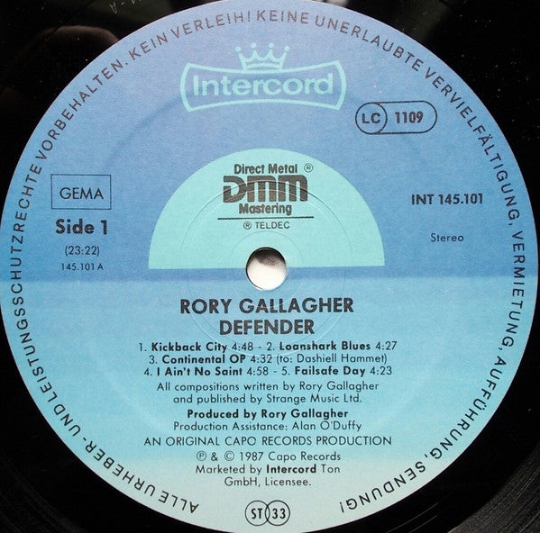 Rory Gallagher ‎– Defender     ,   + extra Vinyl, 7", 45 RPM