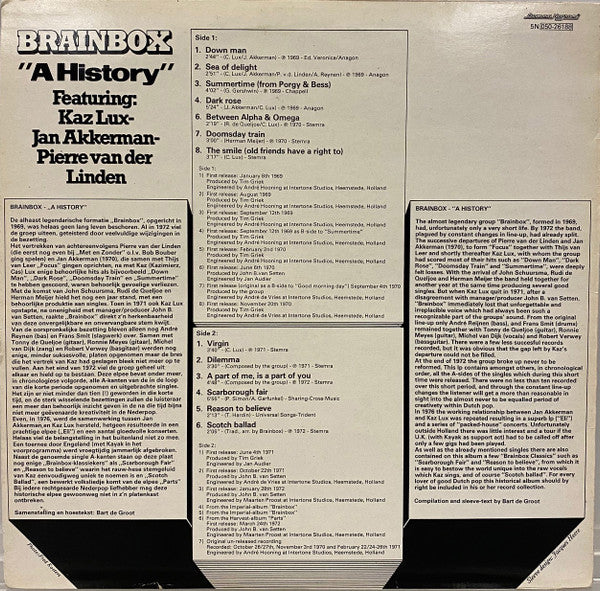 Brainbox  – A History