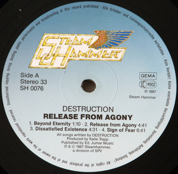 Destruction – Release From Agony
