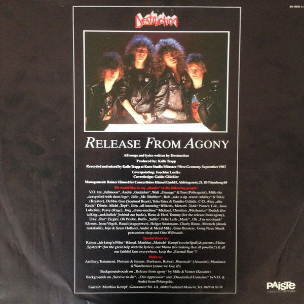 Destruction – Release From Agony
