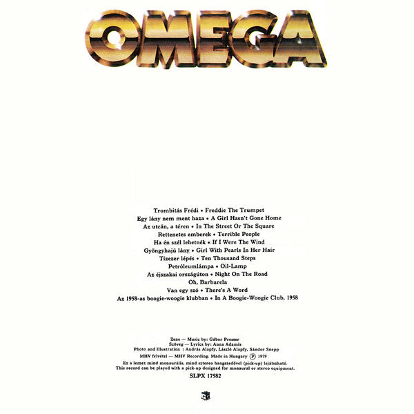 Omega  ‎– Aranyalbum 1969-1971
