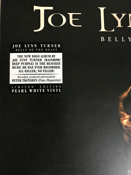 Joe Lynn Turner – Belly Of The Beast, Limited Edition, White [Pearl] Vinyl    ( EX  Rainbow, Yngwie Malmsteen , Deep Purple )