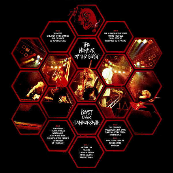 Iron Maiden – The Number Of The Beast / Beast Over Hammersmith  , 3LP , Trifold