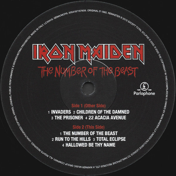 Iron Maiden – The Number Of The Beast / Beast Over Hammersmith  , 3LP , Trifold