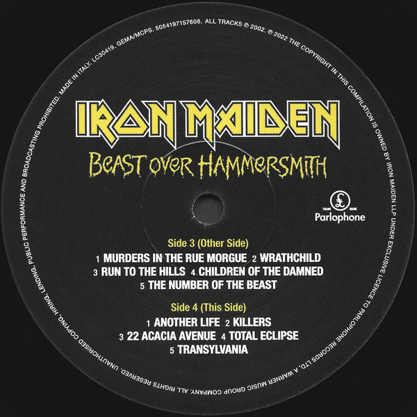 Iron Maiden – The Number Of The Beast / Beast Over Hammersmith  , 3LP , Trifold