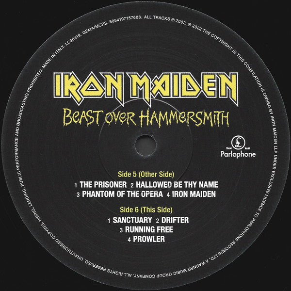Iron Maiden – The Number Of The Beast / Beast Over Hammersmith  , 3LP , Trifold